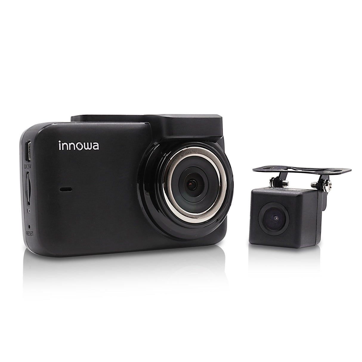 【WEB限定モデル】innowa 前後2カメラ ドライブレコーダー フルHD Wi-Fi 160度広角 GPS 常時/衝撃録画 駐車監視 2年保証 32GBのSDカード付