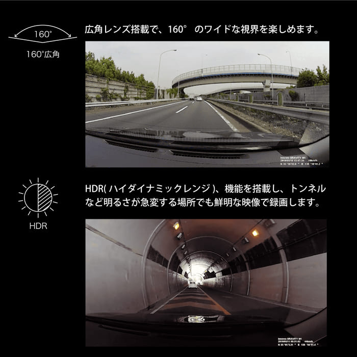 innowa GRAVITY パワーセット 前後2カメラ ドライブレコーダー