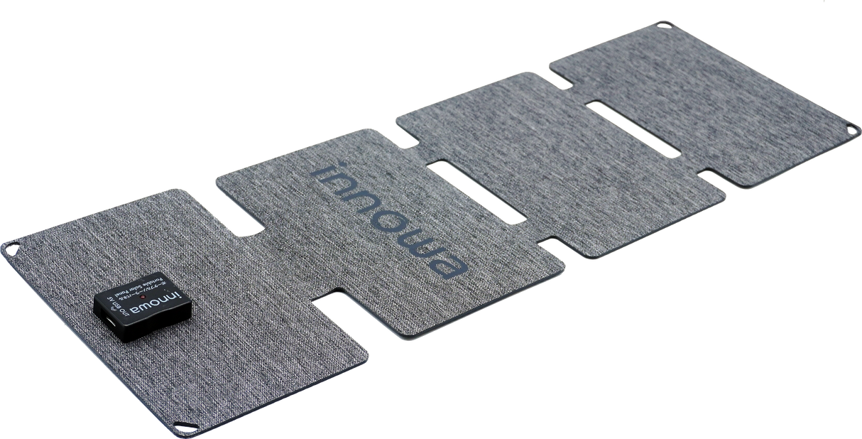 innowa ポータブルソーラーパネル(グレー) 持ち運び便利なコンパクトサイズ!