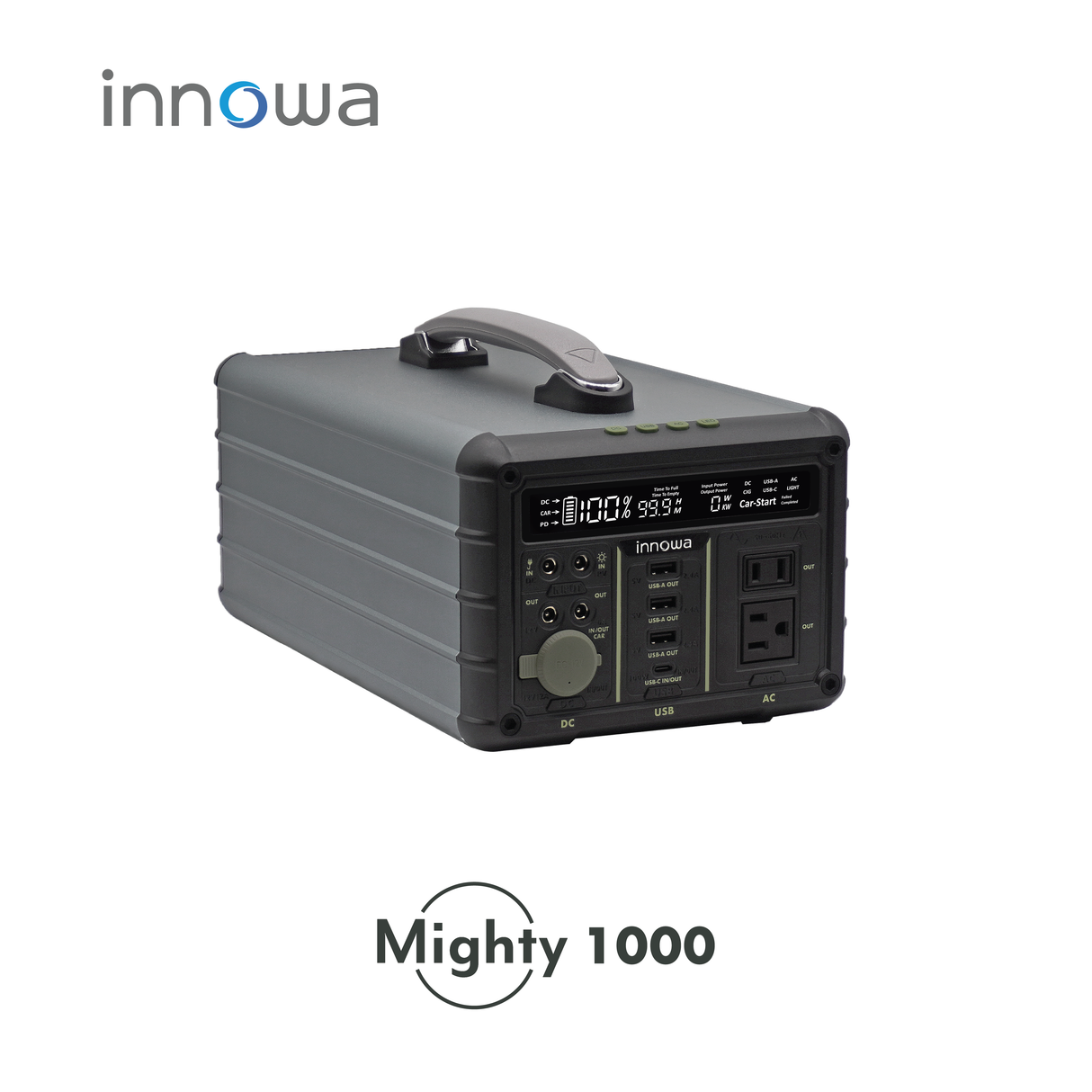 innowa ポータブル電源 Mighty 1000 小さいのにパワフル！備えも遊びもこれ一個！Take Charge,Stay Ahead –  innowa 公式サイト