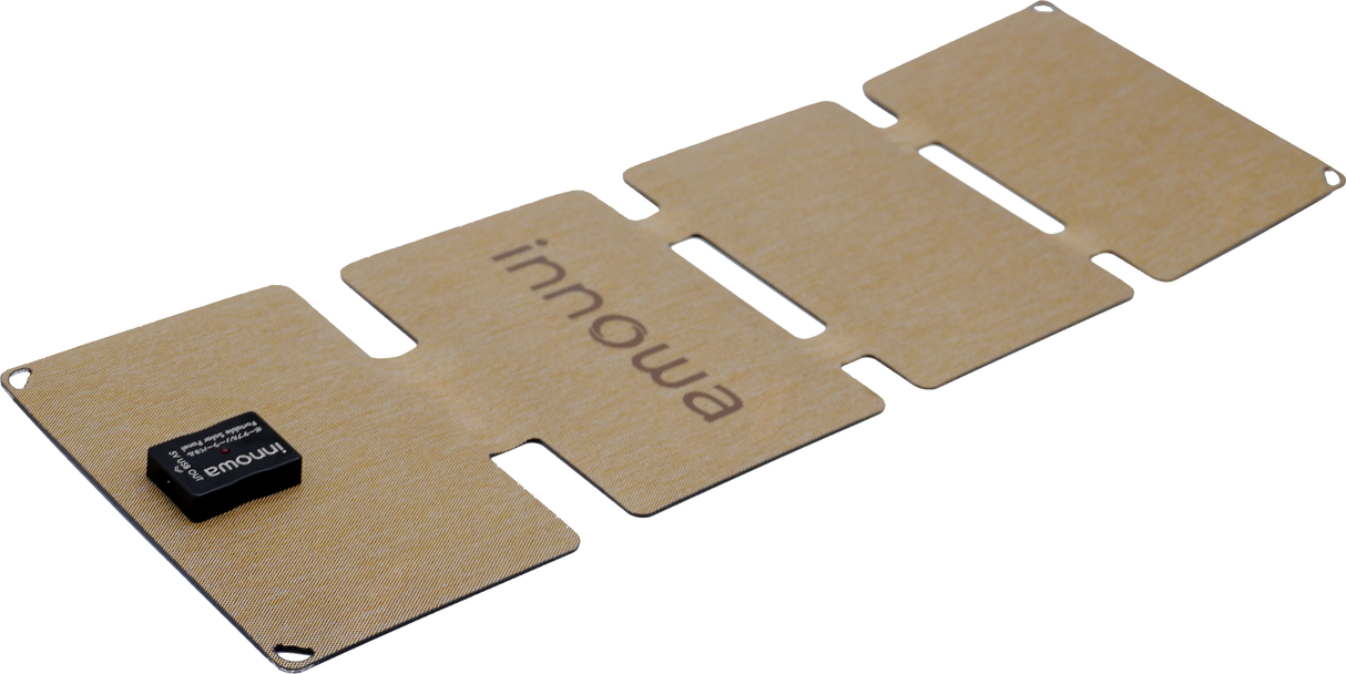 innowa ポータブルソーラーパネル（ベージュ）  持ち運び便利なコンパクトサイズ！